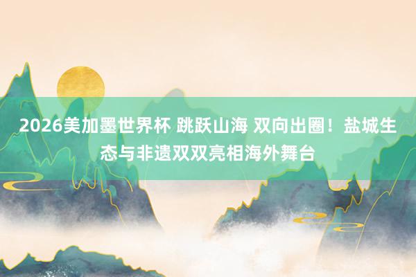 2026美加墨世界杯 跳跃山海 双向出圈！盐城生态与非遗双双亮相海外舞台